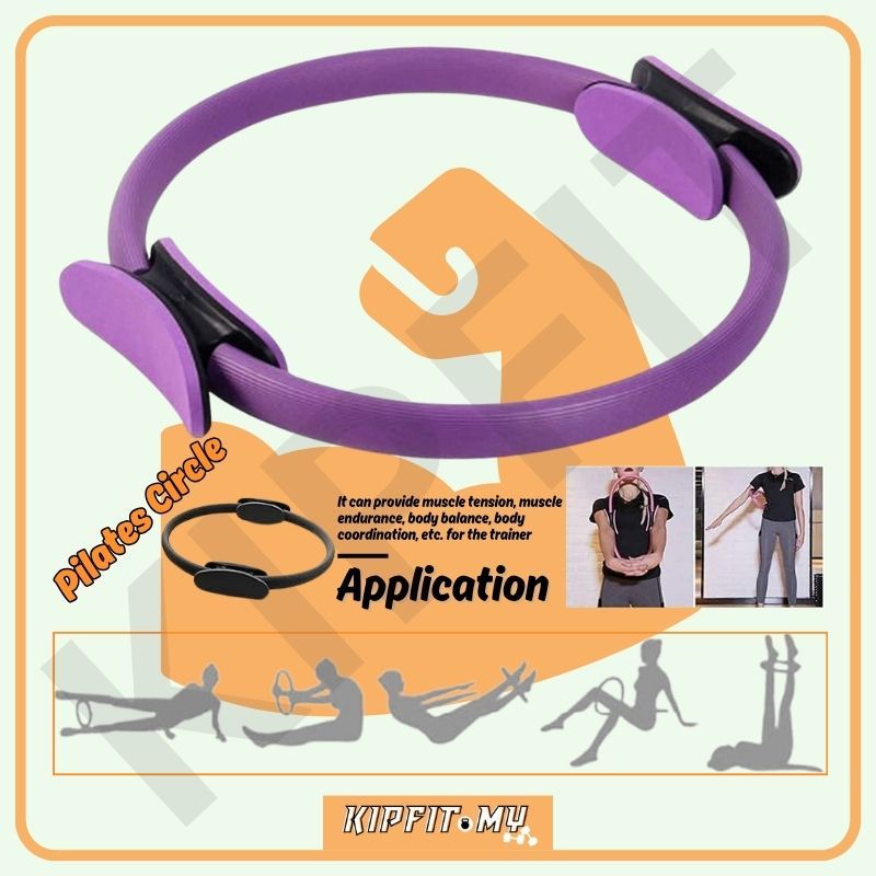 Pilates Ring Resistance Circle – Yoga Magic Ring for Full Body Toning Thigh Arm Core Workout瑜伽轮 普拉提环