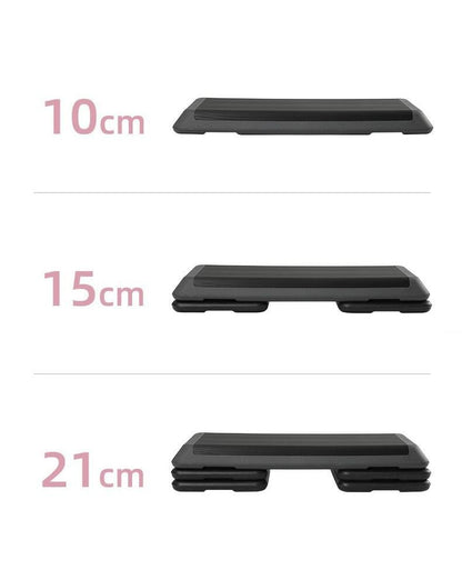 Paton Aerobic Exercise Workout Step Platform Health Club Size with Adjustable Risers Included and Extra Risers Options