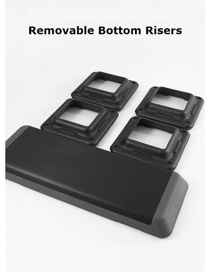 Paton Aerobic Exercise Workout Step Platform Health Club Size with Adjustable Risers Included and Extra Risers Options