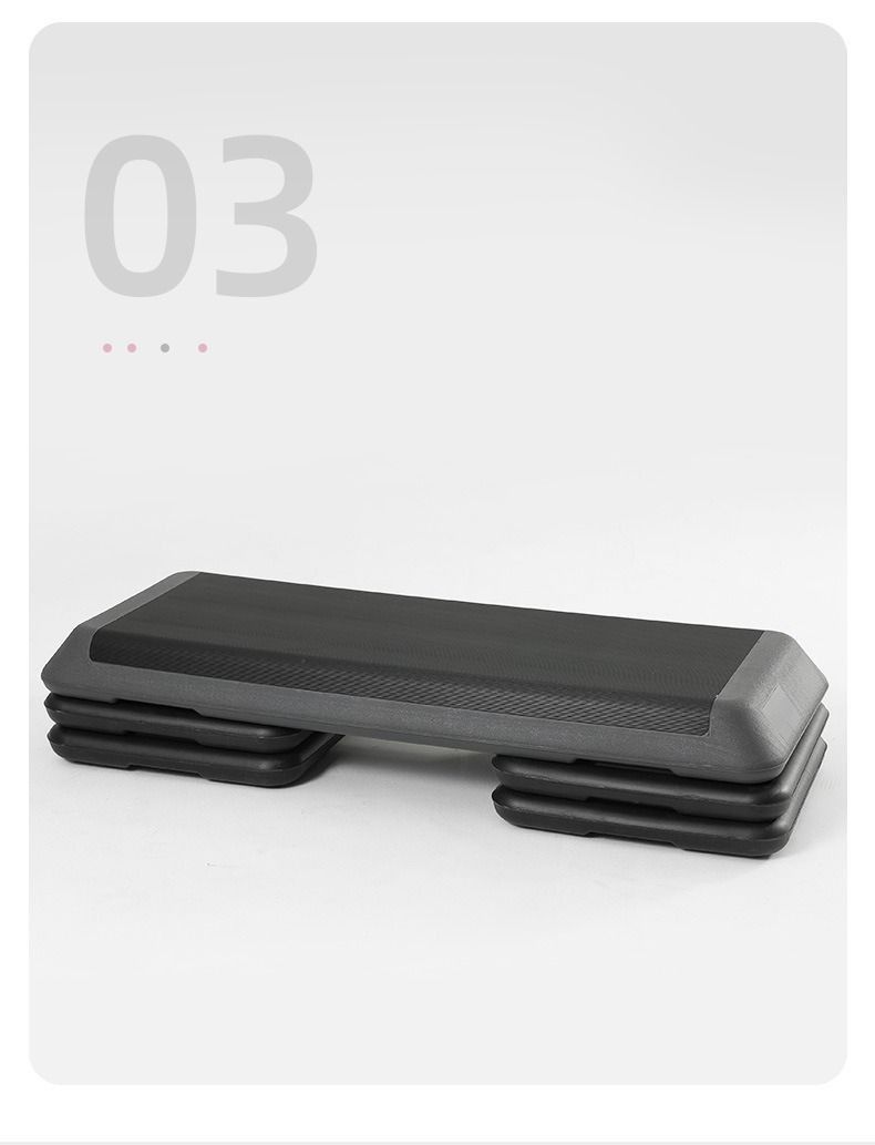 Paton Aerobic Exercise Workout Step Platform Health Club Size with Adjustable Risers Included and Extra Risers Options