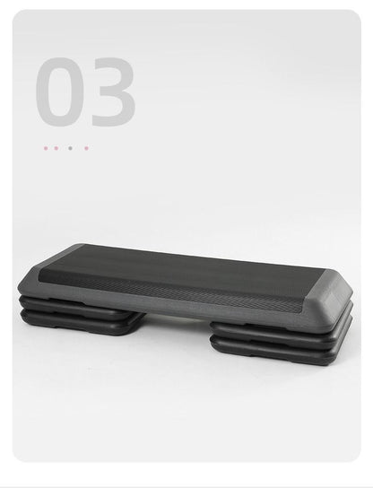 Paton Aerobic Exercise Workout Step Platform Health Club Size with Adjustable Risers Included and Extra Risers Options