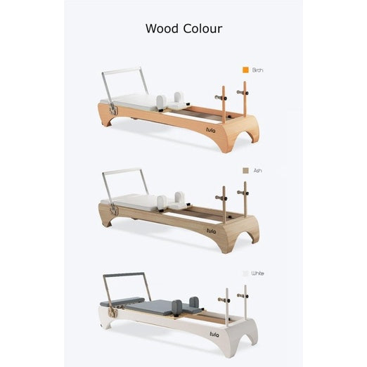 Tula Designer Reformer Model Vakra Beech Wood Pilates