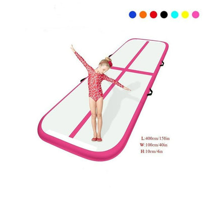 Gymnastics Air Mat Tumble Track Tumbling Mat Inflatable Floor Mats With Electric Air Pump