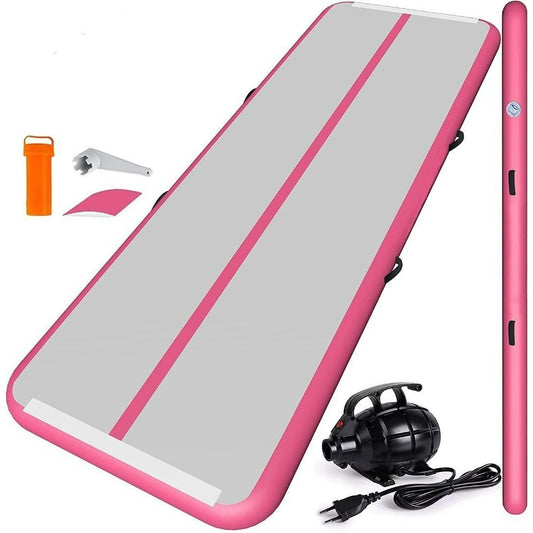 Gymnastics Air Mat Tumble Track Tumbling Mat Inflatable Floor Mats With Electric Air Pump