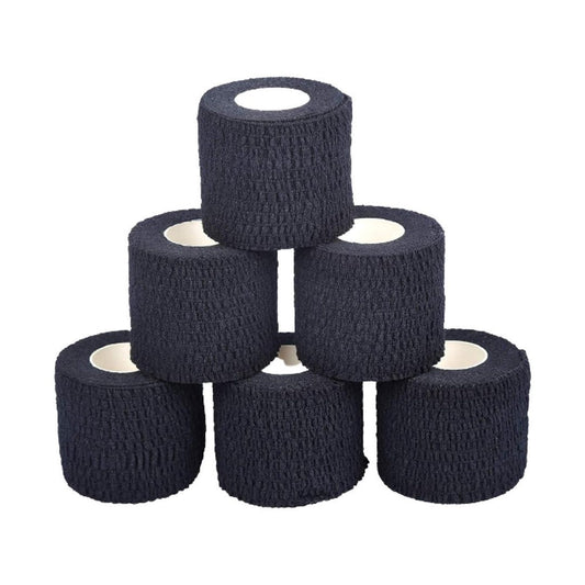 Oly Grip: Weightlifting Thumb Hook Grip Cotton Tear Stretch Tape (6 Rolls) - Keep Fingers and Hands Safe During Workout