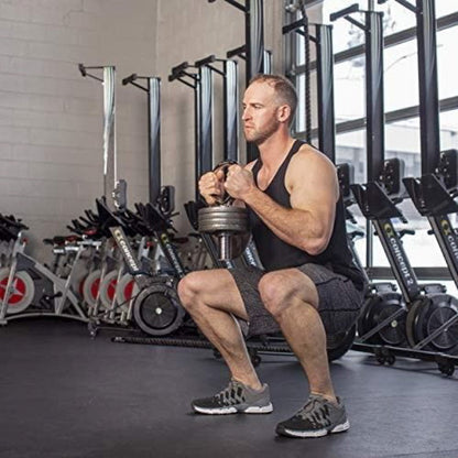 Ketla Adjustable Kettlebell Handle for Strength Training Kettlebells for Weight Plates - Home or Gym Workout