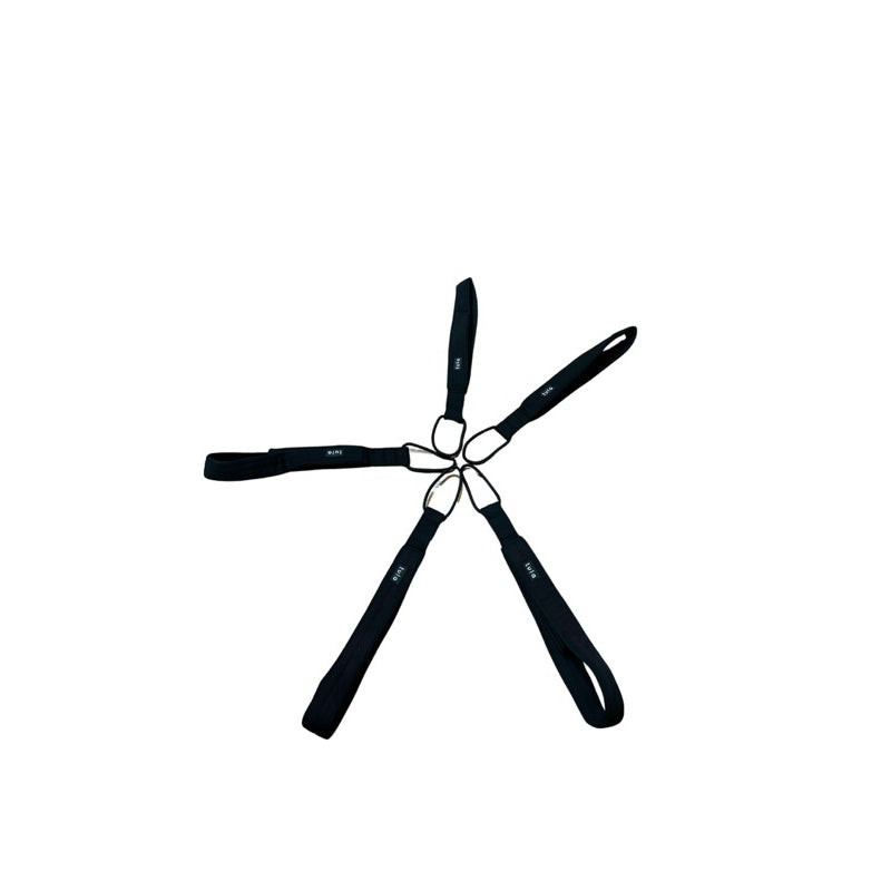 TULA 2PCS Pilates Straps, Double Loop Reformer Straps, Padded D-Ring Exercise Straps for Home Gym & Yoga Workout