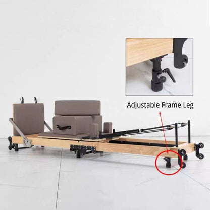 KKOCH - Anadi Compact Foldable Pilates Reformer Bed: Elevate Your Workouts Anywhere, Anytime