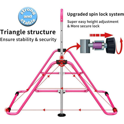 Versatile Gymnastics Bars: Adjustable Height, Expandable, and Foldable Junior Training Bar for Kids