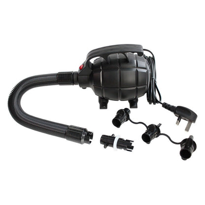 Electric Air Pump High Power Electric Air Pump 600W Portable Inflator Pump with 4 Sizes Nozzle UK plug