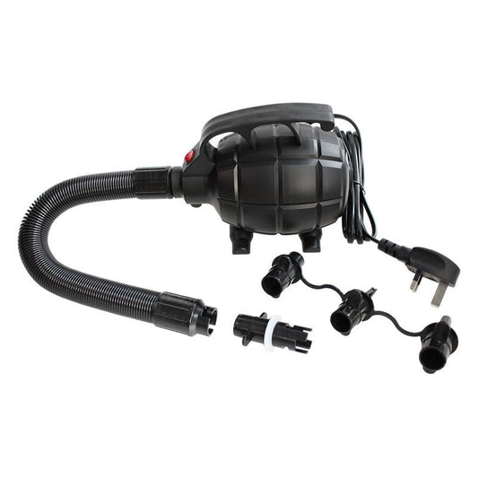 Electric Air Pump High Power Electric Air Pump 600W Portable Inflator Pump with 4 Sizes Nozzle UK plug