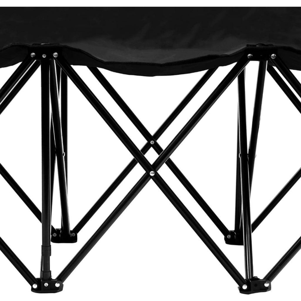 Portable 6-Seater Folding Team Sports Sideline Bench with Back