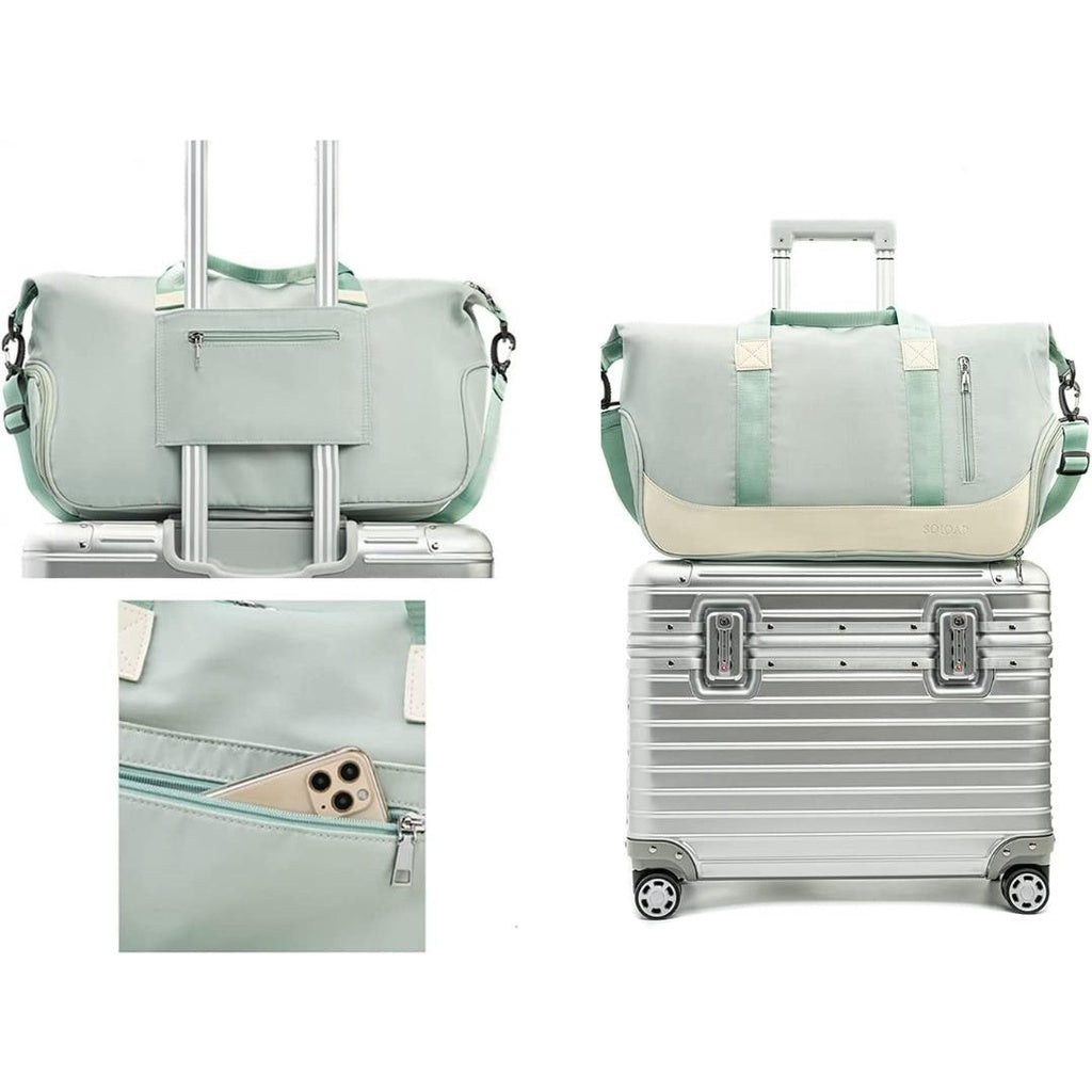 Kamelo Sports Gym Bag Travelling bags Weekender Carry On Workout Duffel Bag Overnight Lightweight Shoe Compartment