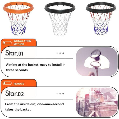 Basketball Net Blacknet Withnet Portable Basketball Net, Detachable Professional Basketball Net Portable Detachable