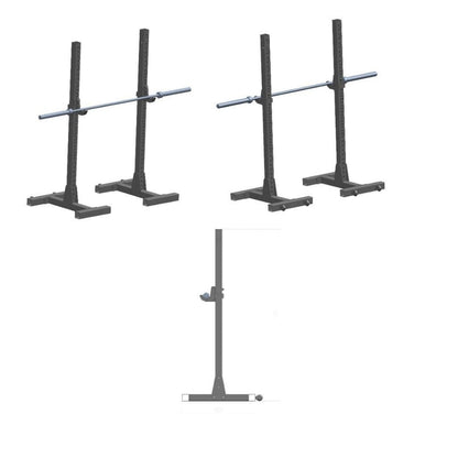 MMB Pollux Split Squat Rack: Space-Saving, Robust and Versatile