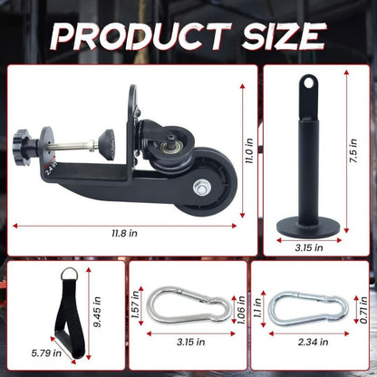 Heri Arm Wrestling Training Equipment, Arm Wrestling Training Table Pulley Cable System, Fitness Forearm Workout