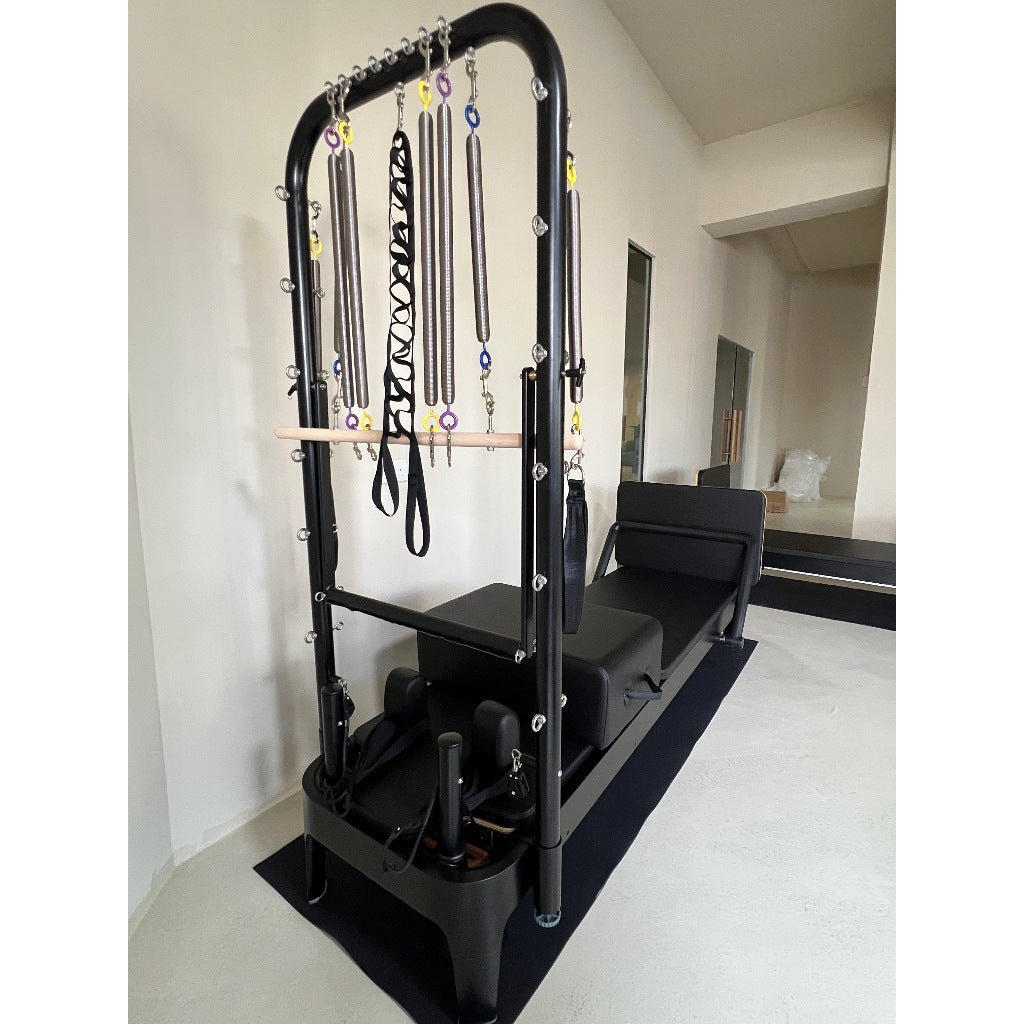 TULA Ropia Reformer: Seamless Design & Smooth Carriage. Fully Retractable Rope System. Tower