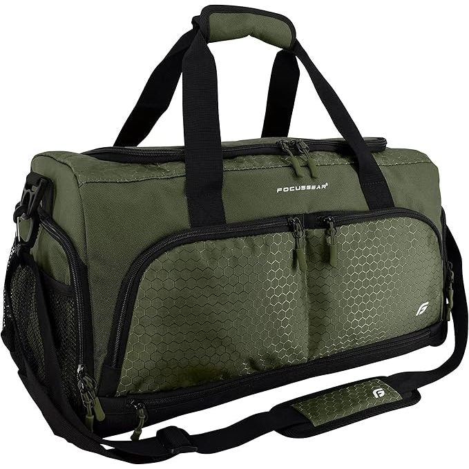 Ultimate Gym Bag 2.0: The Durable Crowdsource Designed Duffel Bag with 10 Optimal Compartments Including Water Resistant