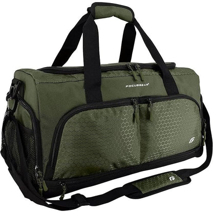 Ultimate Gym Bag 2.0: The Durable Crowdsource Designed Duffel Bag with 10 Optimal Compartments Including Water Resistant