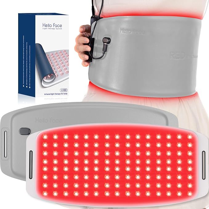 Portable Red Light Therapy Belt - 360 LED for Dogs & Humans, Infrared Light Therapy for Muscle & Joint Pain Relief with