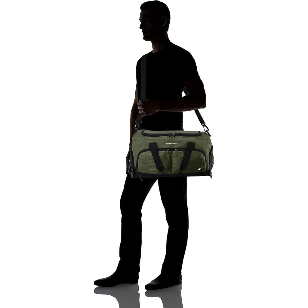 Ultimate Gym Bag 2.0: The Durable Crowdsource Designed Duffel Bag with 10 Optimal Compartments Including Water Resistant